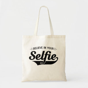 Bolso De Tela Creer en tu selfie