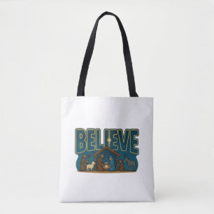 Bolso De Tela Creer Natividad