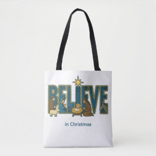 Bolso De Tela Creer Natividad 