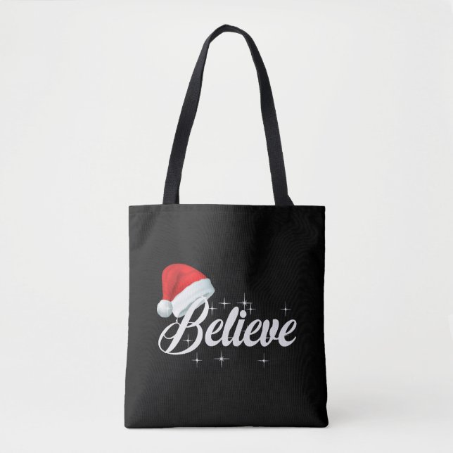Bolso De Tela Creer Navidades (Anverso)