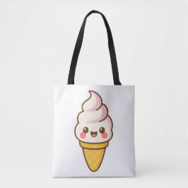 Bolso De Tela Crema de hielo de Kawaii dulce