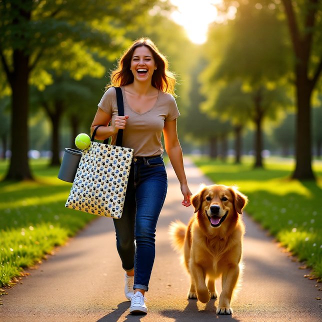 Bolso De Tela Crema elegante de garras mascota de perro (Subido por el creador)