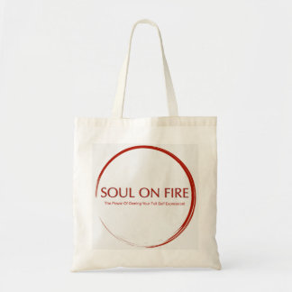 Bolso De Tela Crema Soul On Fire