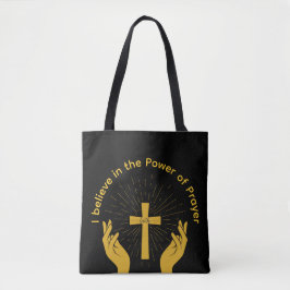 Bolso De Tela Creo En El Poder De La Oración