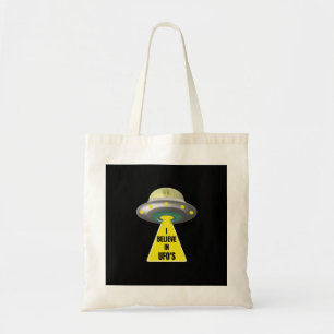 Bolso De Tela Creo En La Nave Espacial Extranjera Del OVNI