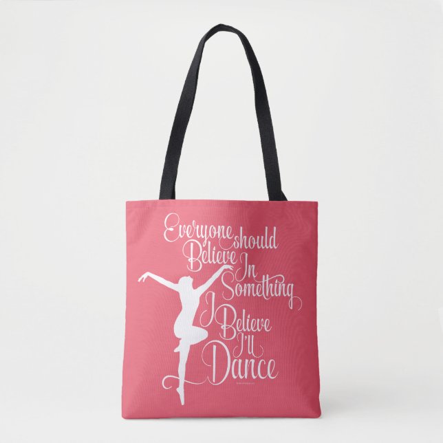 Bolso De Tela Creo que bailaré (Anverso)
