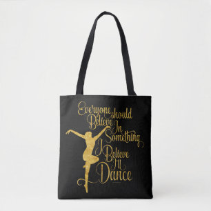 Bolso De Tela Creo que bailaré