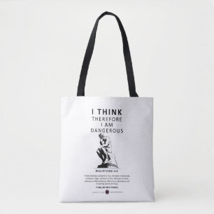 Bolso De Tela Creo que por lo tanto soy peligroso