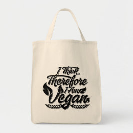 Bolso De Tela Creo Que Por Lo Tanto Soy Vegan