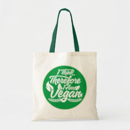 Bolso De Tela Creo Que Por Lo Tanto Soy Vegan