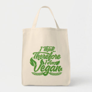 Bolso De Tela Creo Que Por Lo Tanto Soy Vegan