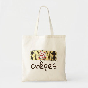 Bolso De Tela Crepe de crepe de chocolate Francia Crepes de comi