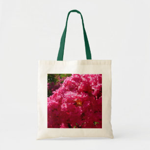Bolso De Tela Crepe Myrtle Tree Magenta Floral