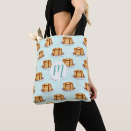 Bolso De Tela Crepes con jarabe de arce y patrón Polkadot