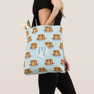 Bolso De Tela Crepes con jarabe de arce y patrón Polkadot