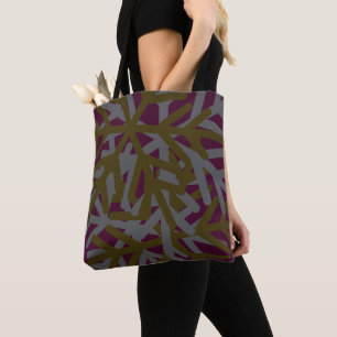 Bolso De Tela Crepúsculo de Berenjena
