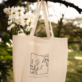 Bolso De Tela Crest Botánico | Monograma Atemporal