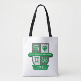 Bolso De Tela Crest de cumpleaños de Géminis™ para el 21-31 de m
