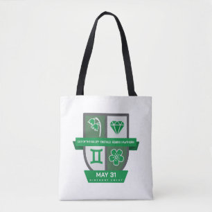 Bolso De Tela Crest de cumpleaños de Géminis™ para el 21-31 de m