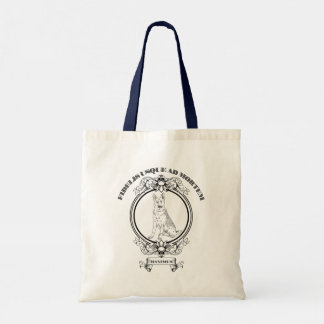 Bolso De Tela Crest personalizado de pastor alemán vintage - Dar