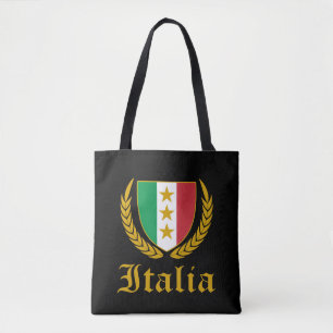 Bolso De Tela Cresta de Italia