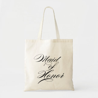 Bolso De Tela Criada del tote del regalo de boda del honor