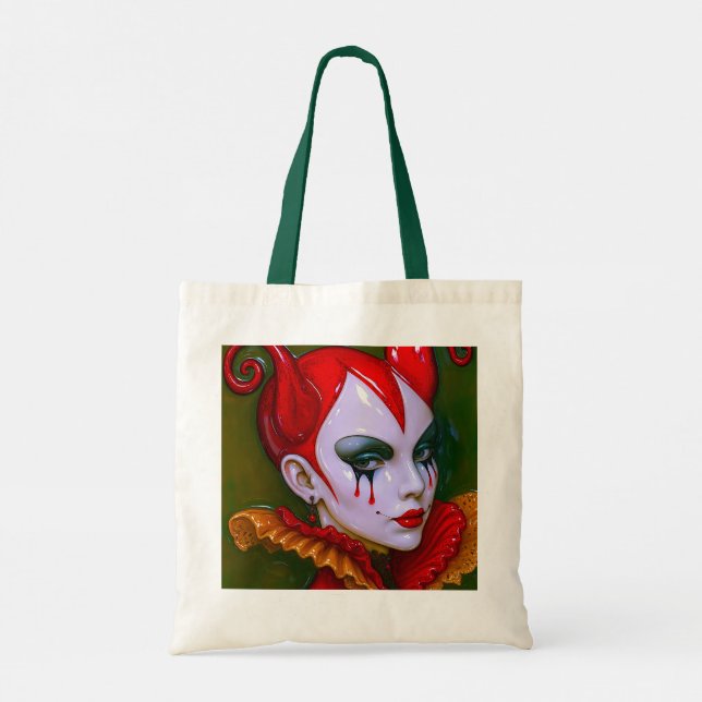 Bolso De Tela Crimson Jester (Reverso)