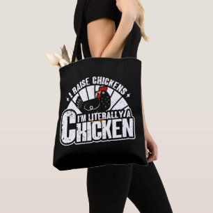 Bolso De Tela Crio gallinas, divertidos regalos de granjeros par