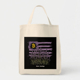 Bolso De Tela Cripta divertida de la revolución BTC de Bitcoin d