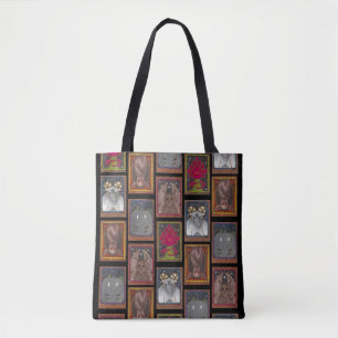 Bolso De Tela Cripticas de Tiki