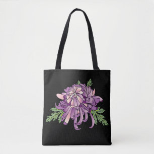 Bolso De Tela Crisantemo