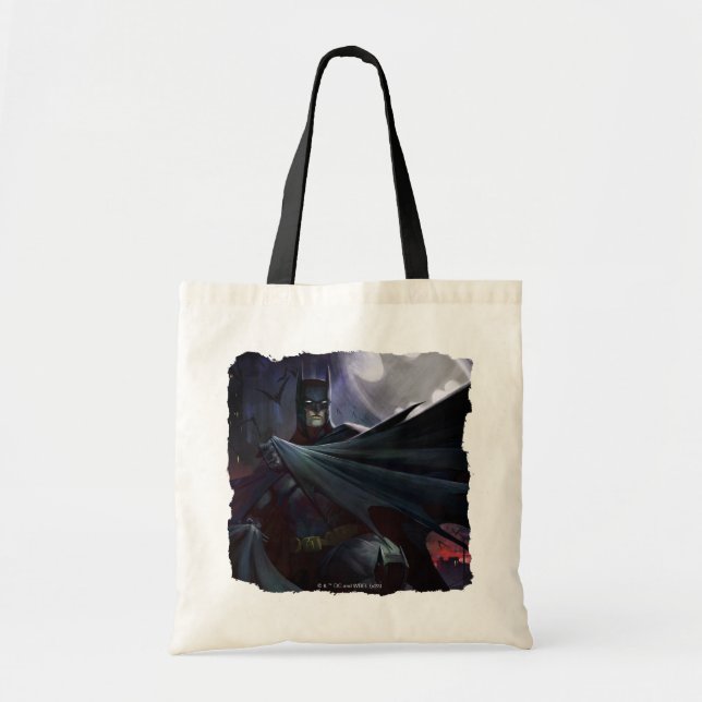 Bolso De Tela Crisis infinita Ilustracion Batman (Frente)