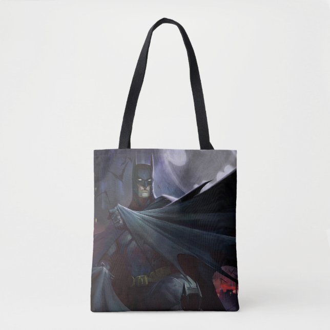 Bolso De Tela Crisis infinita Ilustracion Batman (Anverso)