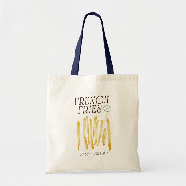 Bolso De Tela Crispy Fries Aovers Tote Bag (Frente)