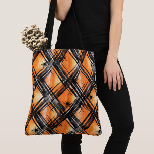 Bolso De Tela Crisscroseps - Una red de travesuras de Halloween