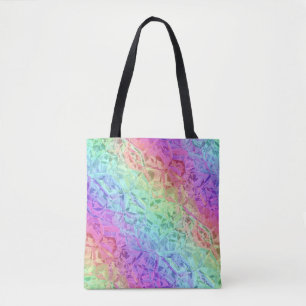 Bolso De Tela cristal de arcoíris congelado :