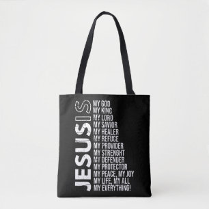 Bolso De Tela Cristianismo Religión Sagrada Biblia Jesús T