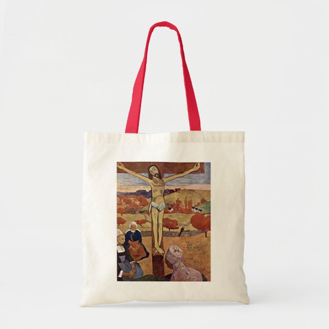 Bolso De Tela Cristo Amarillo de Paul Gauguin, Bella Artes Vinta (Frente)