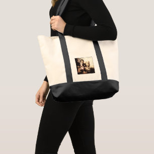 Bolso De Tela Cristo El Buen Pastor