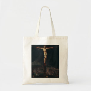 Bolso De Tela Cristo en la Cruz por Gillis Mostaer