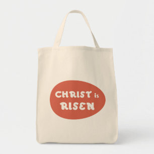 Bolso De Tela Cristo es ascenso, Tote de Huevo rojo