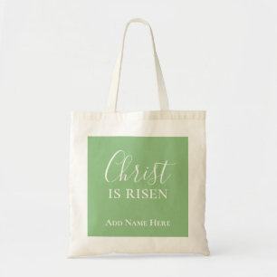 Bolso De Tela Cristo es el regalo de Pascua Verde Personalizado 
