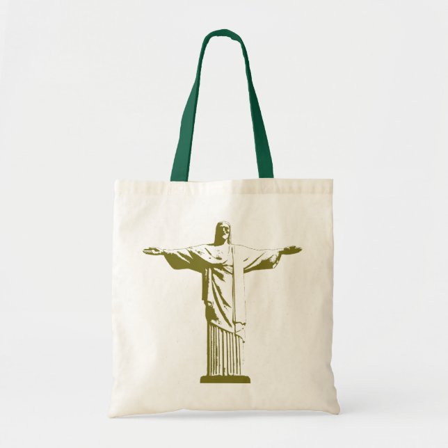 Bolso De Tela Cristo Redentor. Río de Janeiro (Frente)