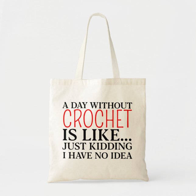 Bolso De Tela crochet (Frente)