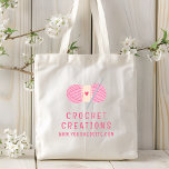 Bolso De Tela Crochet Moderno Crocheting Personalizado Negocios<br><div class="desc">Crochet Modern Crocheting Personalized Business Tote Bags cuenta con un sencillo hilo rosa con gancho de crochet con su nombre o nombre de empresa,  información del sitio web. Personalice editando el texto en el cuadro de texto proporcionado. Diseñado por ©2024 Evco Studio www.zazzle.com/store/evcostudio</div>