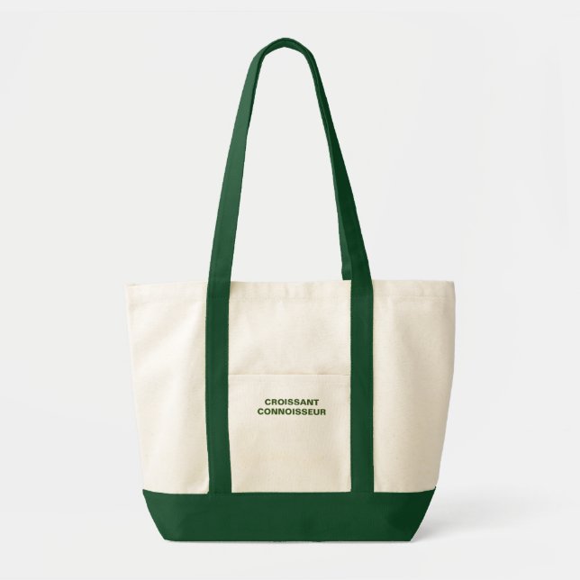 Bolso De Tela Croissant Connoisseur Tote Bag (Frente)