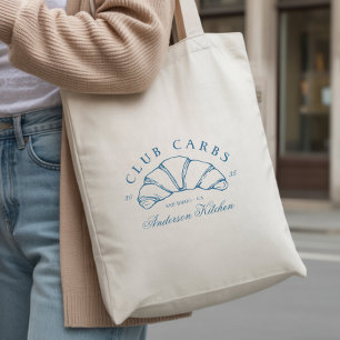Bolso De Tela Croissant De Carbohidratos Del Club Divertido Gara