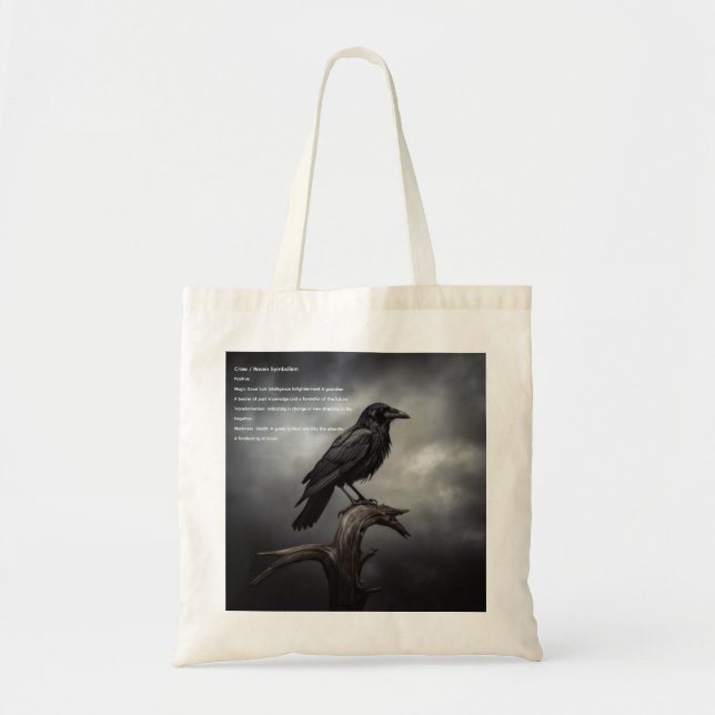Bolso De Tela Crow (Frente)