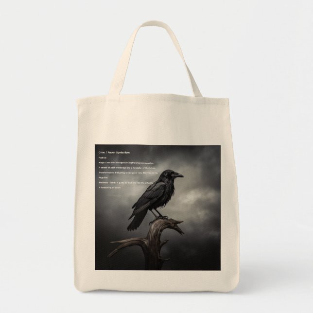 Bolso De Tela Crow (Frente)