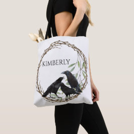 Bolso De Tela Crow Love